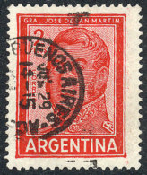 GJ.1134, 1959/64 2P. San Martín With LINED FACE Instead Of Dotted, VF Quality, Rare, Catalog Value US$200. - Other & Unclassified