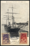 ORIGINAL Postcard Edited In 1903 Commemorating The Expedition Led By Lieutenant Commander Irízar With The... - Sonstige & Ohne Zuordnung