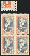 GJ.914b, Block Of 4, One With 'PESOI' Variety, VF Quality! - Andere & Zonder Classificatie