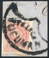 GJ.10, On Fragment With Spectacular Cancel Of TUCUMÁN, VF Quality! - Used Stamps