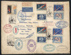 Registered Airmail Cover Sent From Russia To The Chief Scientist In The Orkneys Station On 12/AP/1962, With Several... - Other & Unclassified