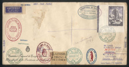 Registered Airmail Cover With Printed Matter Sent From South Orkney Islands To The Chief Of The Soviet Mirny... - Sonstige & Ohne Zuordnung