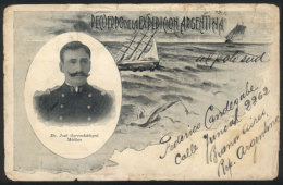 Souvenir Of The Argentine Expedition To The South Pole & Dr. José Gorrochátegui, Physician. Sent... - Argentinien