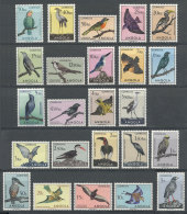 Sc.333/356, 1951 Birds, Cmpl. Set Of 24 Mint Values (several Are MNH, Including The High Value), Very Fine Quality,... - Angola