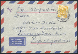 Airmail Cover Franked By Michel 136 Alone, Sent To Argentina On 28/SE/1953, Fine Quality, Catalog Value Euros 180. - Otros & Sin Clasificación