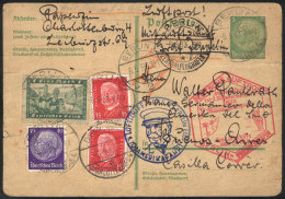 6/MAY/1933 Berlin - Argentina, By Zeppelin: Card Carried In The 1st Flight To South America Of 1933, Fine Quality,... - Other & Unclassified