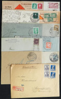 11 Covers, Cards Etc. Used Between 1878 And 1931, Interesting! - Other & Unclassified