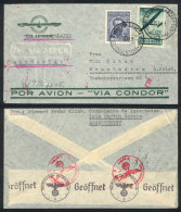 WWII INTERNMENT OF GERMAN SAILORS ON MARTIN GARCIA ISLAND (Argentina): Airmail Cover Sent By A Formar Sailor Of The... - Lettres & Documents