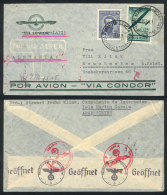 WWII INTERNMENT OF GERMAN SAILORS ON MARTIN GARCIA ISLAND (Argentina): Airmail Cover Sent By A Formar Sailor Of The... - Cartas & Documentos