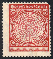 Sc.325b, 1923 10Pf. Red With Variety: VALUE OMITTED, Mint No Gum, Catalog Value US$160. - Neufs