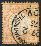 Sc.16, With Postmark Of CONSTANTINOPEL, Interesting! - Autres & Non Classés