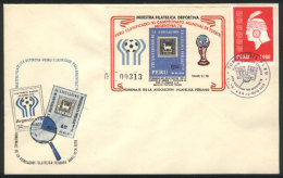Special Cover With Souvenir Sheet Commemorating The Classification Of Peru To The Football World Cup Argentina '78,... - Peru