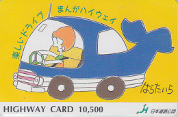 Carte Prépayée Japon - VOITURE En Forme De BALEINE - CAR As A WHALE Japan Prepaid Card - AUTO Karte - HW 3085 - Voitures