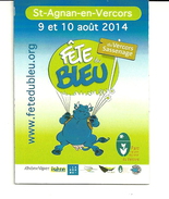 Magnet Fête Du Bleu 2014 St Aignan En Vercors - Humorísticas