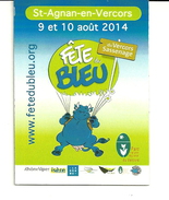 Magnet Fête Du Bleu 2014 St Aignan En Vercors - Humour