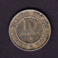 BELGIUM MORIN CAT N° 134 TTB++  1862  (A61) - 10 Centimes