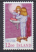 Iceland 1987 Kampagne Für Besseren Zahnschutz 1v ** Mnh (33812) - Unused Stamps