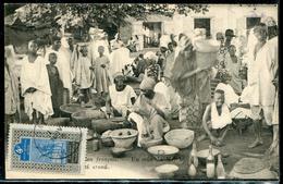 SOUDAN - Ht SENEGAL & NIGER N° 20 OBL KATI / CPA ANDRE - BAMAKO UN COIN DE MARCHE - TB - Storia Postale