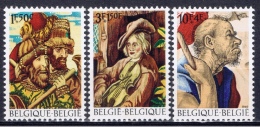 B+ Belgien 1969 Mi 1562-64 1565 Mnh Wandteppiche, Apollo 11 - Unused Stamps