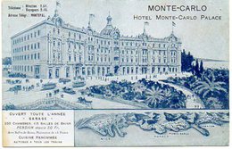 MONTE-CARLO - Hotel Monte-Carlo Palace - Petit Format - Hotels