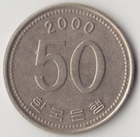 @Y@     Zuid Korea  50 Won  2000  XF    (4051) - Corea Del Sud