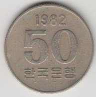 @Y@     Zuid Korea  50 Won     1982    (4057) - Corea Del Sud