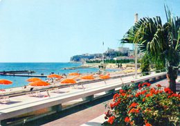 MONTE-CARLO - Terrasses Et Jardins De L'Avenue Princesse Grâce - La Nouvelle Plage Du Larvotto - Au Loin Le Rocher... - Le Terrazze