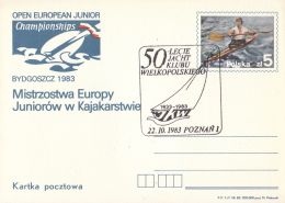 Poznan 1983 Special Postmark - Yacht Club - Machines à Affranchir (EMA)