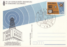 Poznan 1984 Special Postmark - Communications, Stamps - Máquinas Franqueo (EMA)