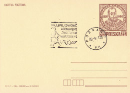 Poznan 1985 Special Postmark - Stamps - Franking Machines (EMA)