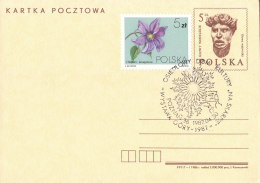 Poznan 1987 Special Postmark - Carlina Acaulis (stemless Carline Thistle) - Máquinas Franqueo (EMA)