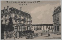 Restaurant Zur Post Uster - Post Bureau - Litho - Uster