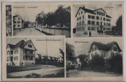 Dübendorf - Ausserdorf, Aeusseres Bahnhofquartier, Schulhaus, Bahnhofstrasse - Dorf
