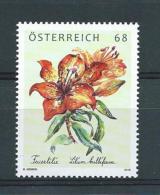 Österreich 2016 Treuebonusmarke Feuerlilie  Postfrisch - 2011-2020 Neufs
