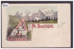 PUBLICITE CHOCOLAT SUCHARD - WENGERNALP - TB - Enge