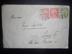 Hongrie , Lettre De 1914 Pour Paris - Storia Postale