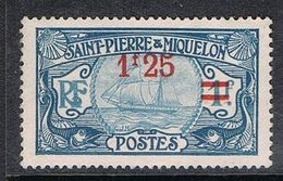 SAINT-PIERRE-ET-MIQUELON N°124 NSG - Neufs