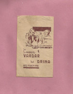 Old-Empty Bag For Cigarettes-Vardar Ili Drina Bez Nikotina- Dimension:6x10cm - Schnupftabakdosen (leer)