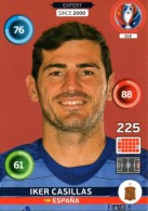 Adrenalyn XL - UEFA Euro 2016 N°113 IKER CASILLAS - Andere & Zonder Classificatie