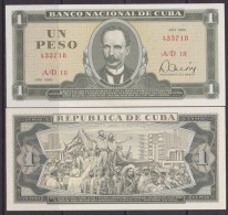 1985-BK-33 CUBA 1985 1$ JOSE MARTI UNC. - Cuba