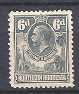 RHODESIA DEL NORD     1925 King George V   SOFTLY HINGED - Noord-Rhodesië (...-1963)