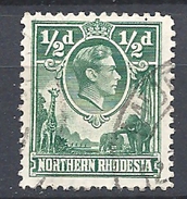 RHODESIA DEL NORD   1938 King George VI   USED - Rhodésie Du Nord (...-1963)