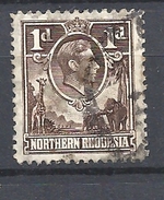 RHODESIA DEL NORD   1938 King George VI   USED - Rhodésie Du Nord (...-1963)