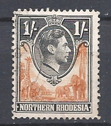 RHODESIA DEL NORD    1938 King George VI   USED - Rhodésie Du Nord (...-1963)