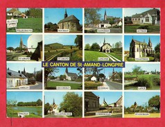 41 Loir Et Cher Canton De Saint Amand Longpré Carte Multivues Des Communes Du Canton - Saint Amand Longpre