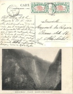 AK  "Ile De Réunion - Salazie - Cascade Du Bras De Caverne"              1911 - Briefe U. Dokumente