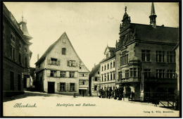 Messkirch - Marktplatz Mit Rathaus  -  Ansichtskarte Ca.1910  (6052) - Sigmaringen