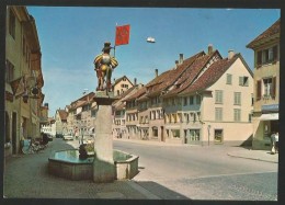 DIESSENHOFEN TG Bannerträger-Brunnen - Diessenhofen