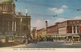 ENGLAND - Kingston Upon Hull - City Hall And Paragon Street - Hull