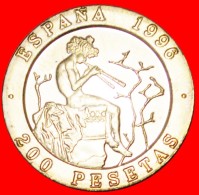 § MASTERPIECES: SPAIN ★ 200 PESETAS 1996 BRILLIANT UNCIRCULATED! LOW START ★ NO RESERVE! Juan Carlos I (1975 - 200 Pesetas